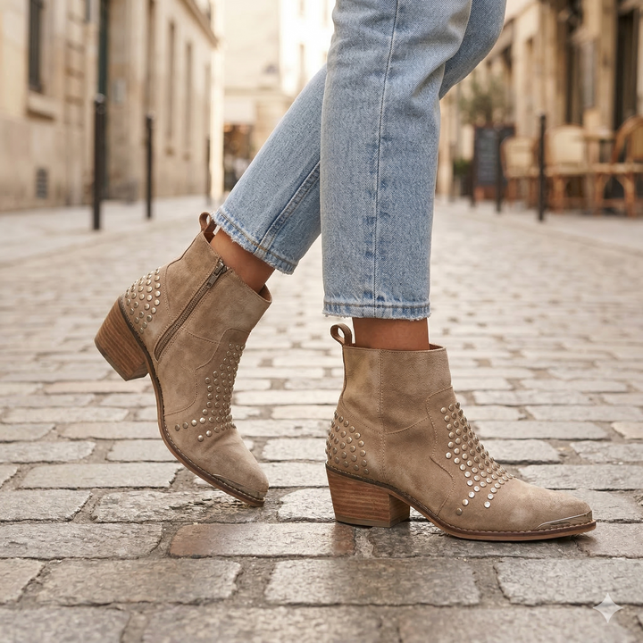 Annie | Ankle Boots with Studs