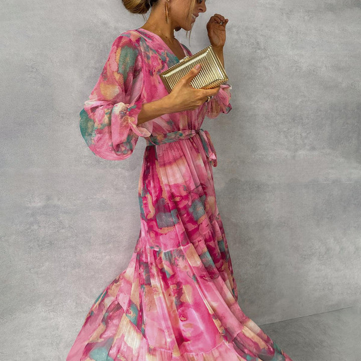 Stella & Grace™ | Wrap Dress with Floral Print